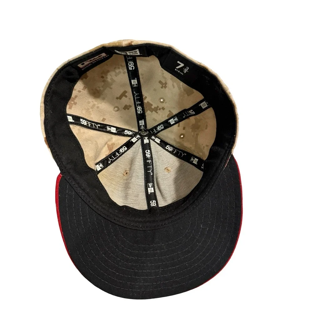 New Era 59FIFTY Arizona Diamondbacks Fitted Hat 7 3/4 Desert Camo Red MLB Cap